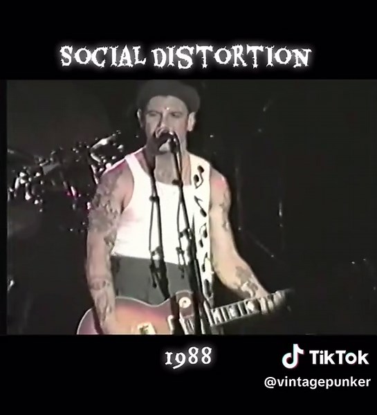 Social Distortion Live Performance in 1988