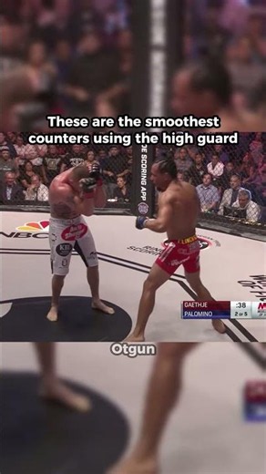 Perfect high guard counters in the UFC #ufc #mma #shorts
