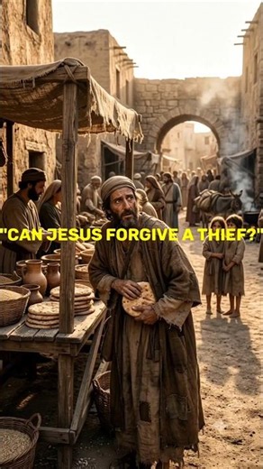 Jesus Forgives a Repentant Thief | A Powerful Story of Mercy & Forgiveness #shorts