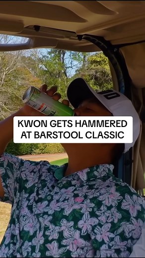 “You guys are bullying me” 😂 #fyp #golf #golftiktok #lukekwon #drunk #barstoolsports