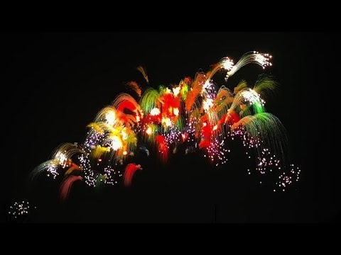 Let's enjoy the beautiful "Seven-color Clouds" fireworks of 2024's final show