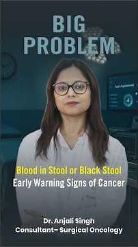 🚨Blood in Stool or Black Stool? Don’t Ignore This! | Early Warning Signs of Cancer | #shorts