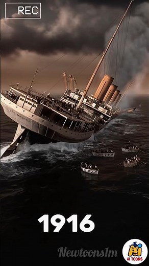 Titanic's Sister Ship Sank FASTER Than Titanic #Titanic #Britannic #ShipDisaster