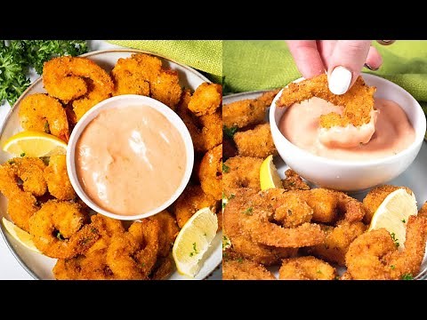 Super Crispy Keto Fried Shrimp - Easy Low Carb Shrimp Recipe
