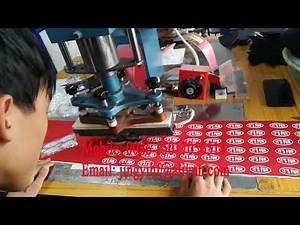 tpu label/logo high frequency embossing machine,garment label embossing machine