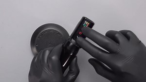 Darklab - Killswitch Wireless Footswitch - Bubblegum - Bluetooth Tattoo Footswitch - Includes Accelerometer Sensor & Anti-Slip Mount