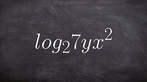 Learn how to expand a logarithmic expression with three terms