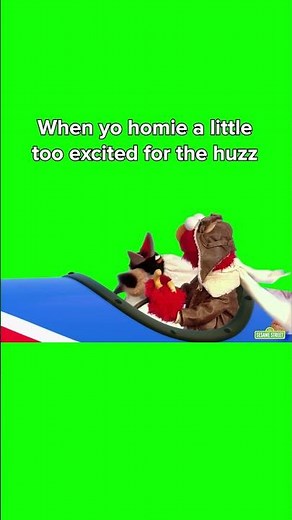 Elmo Flying Plane and Saying "WE DID IT!" meme - Green Screen - Sesame Street