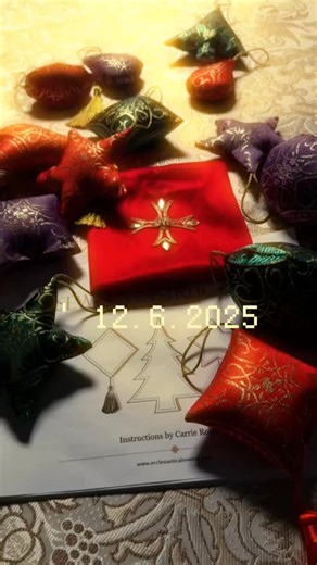 🎄✨ Join Us for Our Free Goldwork Workshop! ✨🎄 We’re teaming up again with Clara from Clara Stitching for another Free Goldwork Hand Embroidery Class — our favorite holiday tradition and a way to say thank you to this amazing community! 🌟 Here’s what’s included: 🎁 Free Downloadable Pattern from Ecclesiastical Sewing to create a set of elegant Christmas ornaments — paired with a step-by-step YouTube tutorial to guide you through the sewing process. 🪡 Then, join us live as Clara teaches how to