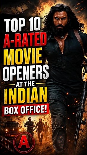 🔞🎬 Top 10 A-Rated Movie Openers at the Indian Box Office!