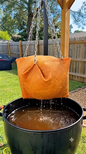 I Deep Fried a Giant Crab Rangoon