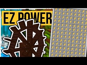 Easy Power with Water Wheels! | Immersive Engineering (Modded Minecraft)