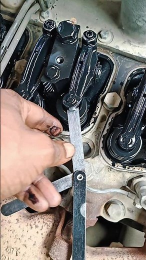 #ValveAdjustment | Engine Valve Clearance Setting with Feeler Gauge | Easy Tutorial
