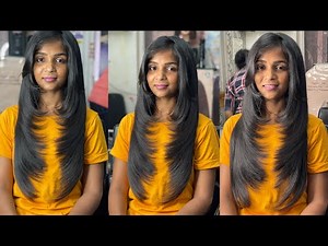 How to: forward graduation Hair cut/feather hair cut/front layer/face framing cut/tutorial/easy way