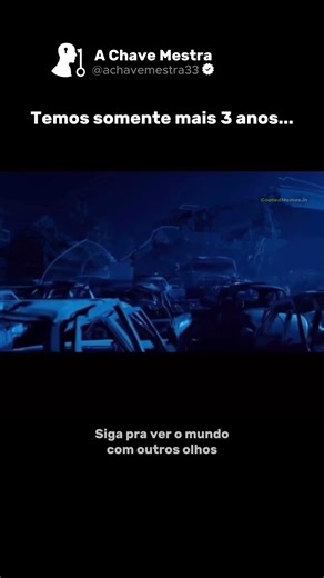 Temos somente mais 3 anos...