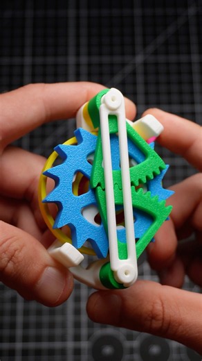 3D Printed Wind Up Clockwork Fidget