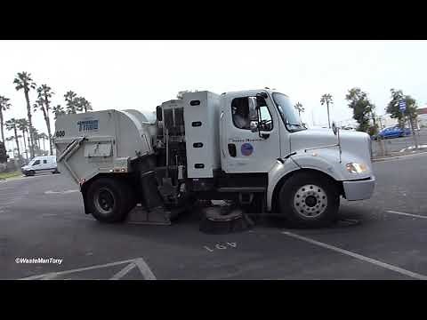 Tymco 600 Series Street Sweeper in Santa Monica