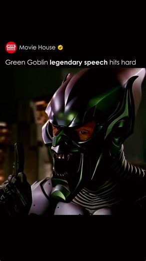 Green Goblin legendary speech hits hard