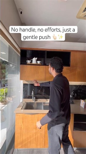 Modern Handleless Kitchen Design Trend 2026 | #kitchen #ytshorts #shorts