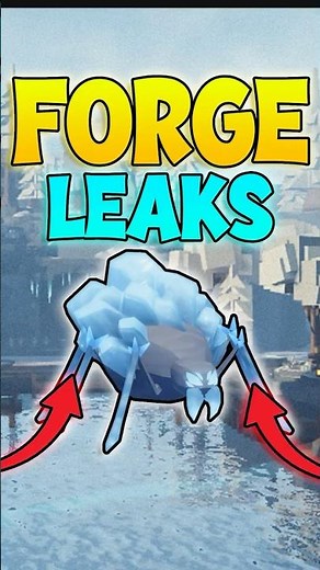 *NEW* Forge LEAKS For FROZEN WORLD! (Roblox Forge Leaks)