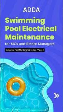 Swimming Pool Electrical Maintenance for MCs and Estate Managers - Video 1