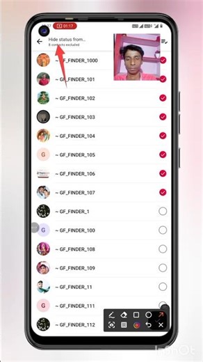How To Hide WhatsApp Status From Someone 😍 Easy WhatsApp Trick #shortvideo