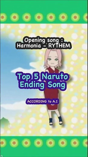 TOP 5 NARUTO ENDING SONG