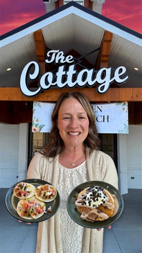 NEW Pigeon Forge Restaurant! 🎉🥞 What would you like to try & who would you like to go with? 💬👇 #pigeonforge #smokymountains #gatlinburg #sevierville #theislandpigeonforge #dollywood #pigeonforgetennessee The Cottage Restaurant | Adventure Is Out There