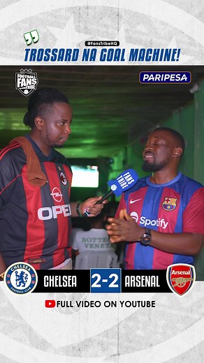 Watch his FULL CHELSEA 2-2 ARSENAL Interview VIA LINK IN COMMENTS 👇🏽 😅 🔥 #nigeria #footballvideo #premierleague #chelseaFC #arsenalfc | Football Fans Tribe