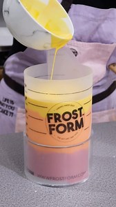 11K views · 247 reactions | We love this Ombré Cake technique! This technique works with Butter Ganache & Mock Ganache- you can find the recipes on www.frostform.com 珞 #frostform #ombrecake | Frost Form | Facebook