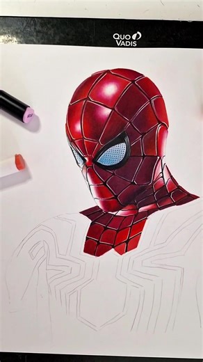 Marvel Fanart Featuring Spiderman and Iron Spider