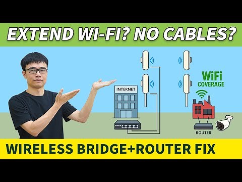 Extend Wi-Fi to Factory with P2P Wireless Bridge Dedicated Link