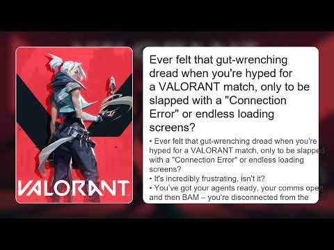 How to Fix VALORANT Server Connection Error