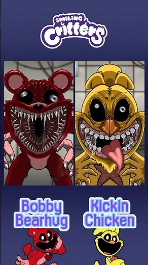 Bobby Bearhug & Kickin chicken Transformation | poppy playtime chapter3 | smiling critters