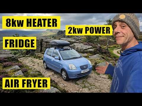 Installing And Testing The NEW Micro Car Camper Setup