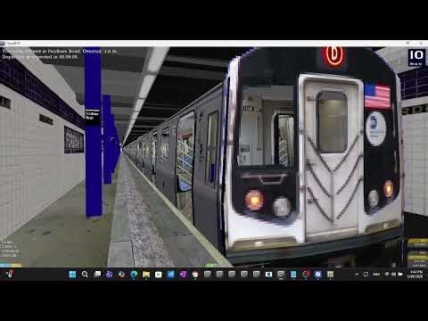 Openbve Gameplay Simulator NYCT IND V5 R160B Alstom D Train to Coney Island Stillwell Avenue