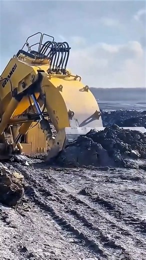 Mega Mining Excavator in Action! #miningmachine #heavyequipment #excavatorpower