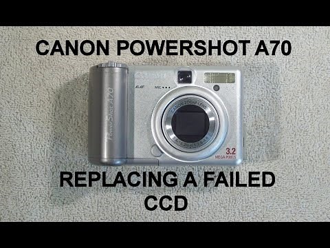 Canon Powershot A70 CCD Replacement.