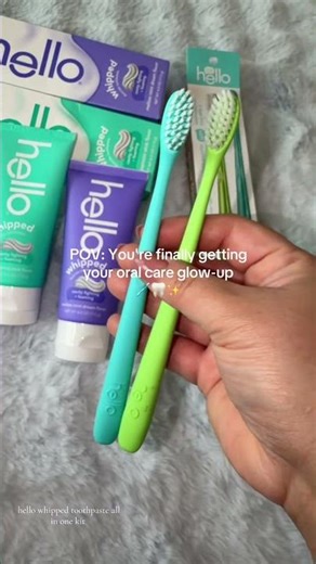 Hello whipped toothpaste all in one kit