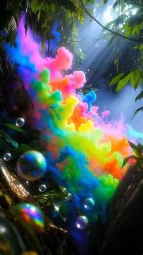 Neon Sky Color Dispersion | AI Visual