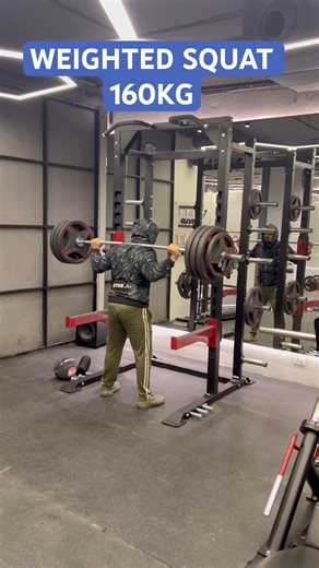 Building Leg Strength with Weighted Squats 🏋️‍♂️ | Leg Day Workout #Shorts