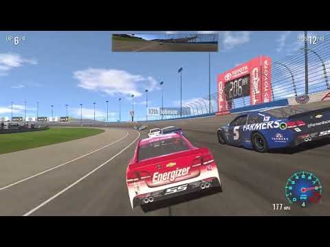 Auto Club Speedway HD Gameplay | NASCAR Heat Evolution (PC)