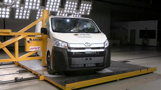 🚐💥 The updated Toyota HiAce now comes with even more safety kit. Watch one of its crash tests in real time and see how it performs. Full safety details: https://www.ancap.com.au/safety-ratings/toyota/hiace/389933 #ToyotaHiAce #Toyota #ANCAP #CrashTest #ANCAPSafety | ANCAP Safety Ratings
