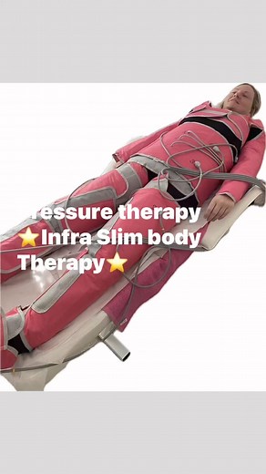 ⭐️Infra Slim Body Shaping⭐️ Pressure Therapy The benefits of this therapy are fantastic: Reduces Swelling and Oedema Help with weight and inch loss loss (as part of a weight loss programme) Clients measurements will be taken before and after a 6 week programme. Alleviates leg fatigue Improves oxygen flow through the body. Can reduce the appearance of cellulite Excellent for reducing blood stagnation in vessels or in poorly irrigated areas of the body, therefor reducing pain. Please message me fo