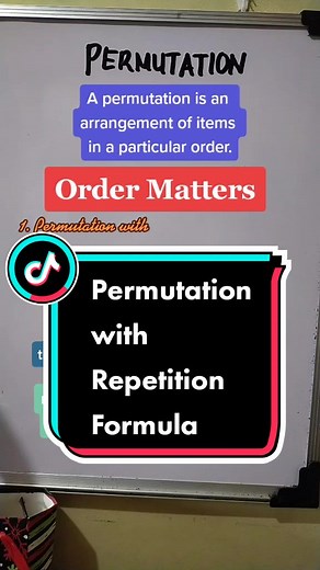 Permutation with Repetition Formula Explained