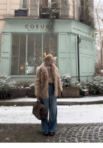 Winter Fashion Inspiration for Snowy Days in Paris