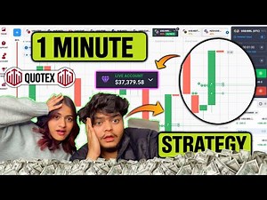 Trading With Sister 😂 || Quotex Trading Strategy || Quotex 1-Minute Trading Strategy