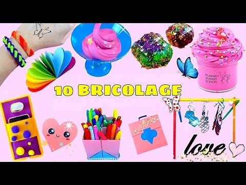 10 PROJET DE BRICOLAGE QUE VOUS POUVEZ FAIRE FACILEMENT - bave, retour à l'école et plus