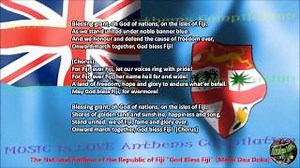 Fiji National Anthem “God Bless Fiji” with vocal and lyrics English Chords - ChordU