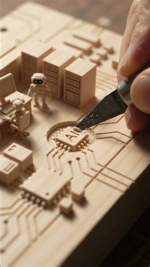 From a simple piece of wood to a futuristic AI Lab